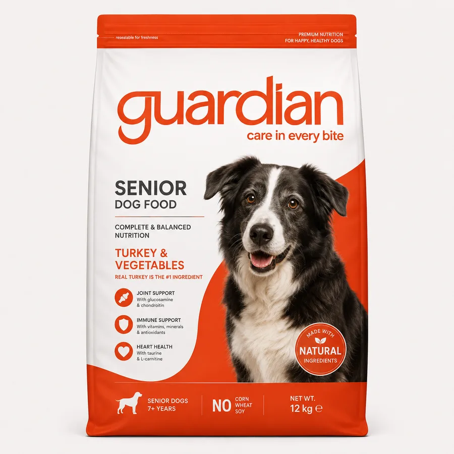 Senior Dog Food — Turkey & Vegetables